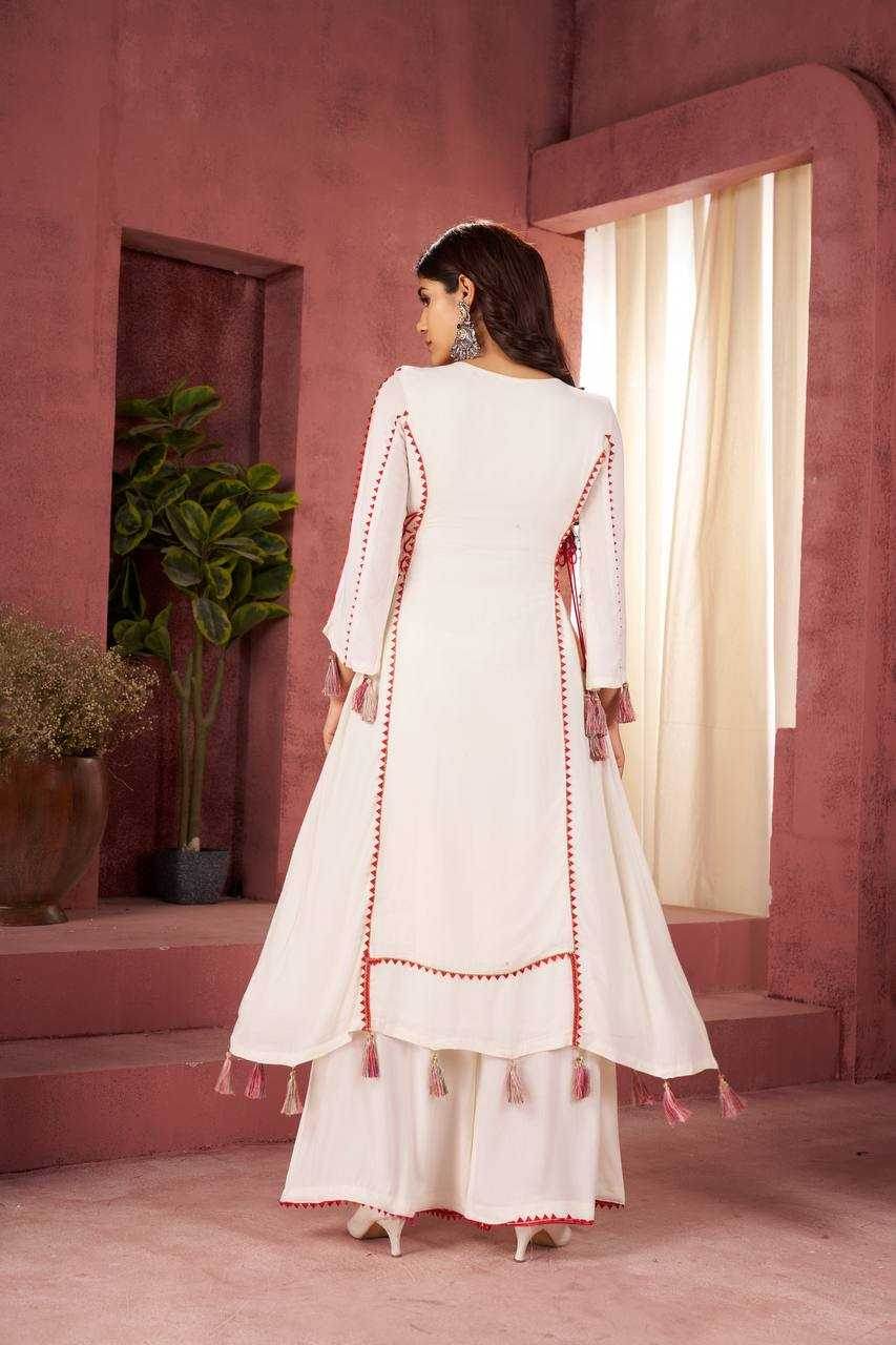 Reyon Cotton Kurti With Palazzo - MYLUXURY LANE ENTERPRISE